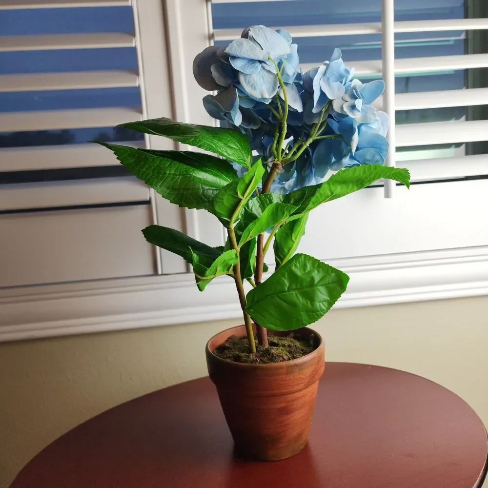 Artificial Faux Soft Touch Flower Plant in Pot Indoor Home Decoration